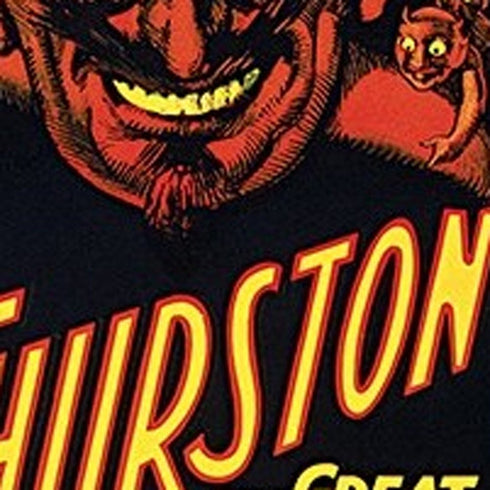 6" X 18" Thurston The Great Wonder Show Vintage Magic Poster Wall Art