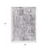 8' X 10' Blue Abstract Power Loom Area Rug