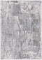 8' X 10' Blue Abstract Power Loom Area Rug
