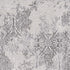 8' X 11' Cream And Gray Tinted Ogee Pattern Area Rug
