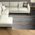 6' X 9' Black Abstract Dhurrie Area Rug