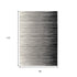 6' X 9' Black Abstract Dhurrie Area Rug