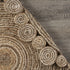 6' Beige Jute Hand Braided Round Rug