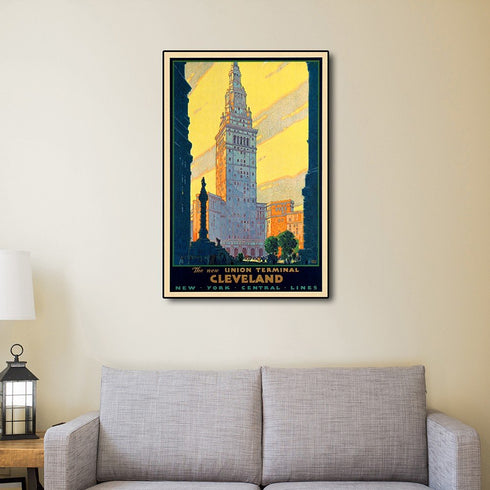 Dunes Beaches Vintage Travel Unframed Print Wall Art