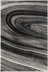 5' X 8' Dark Gray Abstract Illusional Area Rug