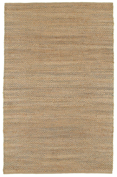 5' X 8' Natural Jute Hand Woven Area Rug