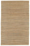 5' X 8' Natural Jute Hand Woven Area Rug