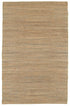 5' X 8' Natural Jute Hand Woven Area Rug