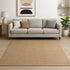 5' X 8' Natural Jute Hand Woven Area Rug