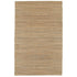 5' X 8' Natural Jute Hand Woven Area Rug