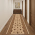 10' Beige And Ivory Oriental Runner Rug