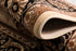 8' X 11' Black And Ivory Oriental Area Rug