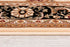 8' X 11' Black And Ivory Oriental Area Rug