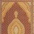 7' X 9' Red and Beige Oriental Power Loom Area Rug