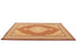 7' X 9' Red and Beige Oriental Power Loom Area Rug