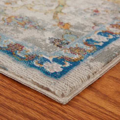 8' X 10' Beige and Ivory Area Rug