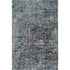 5' X 8' Blue Chaotic Strokes Area Rug