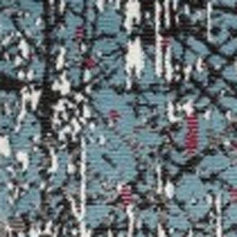 5' X 8' Blue Chaotic Strokes Area Rug