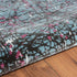 8' X 10' Blue Chaotic Strokes Area Rug