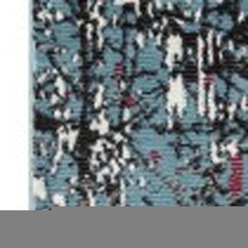 8' X 10' Blue Chaotic Strokes Area Rug