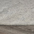 8’ Round Gray Floral Finesse Area Rug