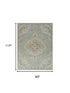 8' X 10' Blue Wool Hand Tufted Area Rug