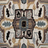 7' X 7' Blue And Red Wool Hand Tufted Area Rug