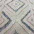 6' Round Cream Modern Geometric Area Rug
