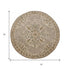 6' Round Beige Distressed Medallion Area Rug
