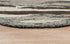 6' Gray And Brown Round Wool Hand Tufted Area Rug