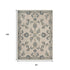 7' X 9' Light Blue Wool Hand Tufted Area Rug