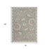 7' X 9' Gray Wool Hand Tufted Area Rug