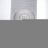 80" X 56" Gray And White Mandala Cotton Hanging Tapestry