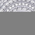 92" X 84" Black And White Mandala Cotton Hanging Tapestry