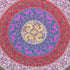 92" X 84" Blue Red And Yellow Mandala Cotton Hanging Tapestry