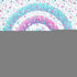 88" X 84" Pink Blue And White Floral Cotton Hanging Tapestry