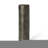 15" Black And Gold Abstract Cylinder Ceramic Table Vase
