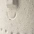 7" White Abstract Cylinder Ceramic Table Vase