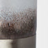 12" White Abstract Crystal Glass Cylinder Table Vase