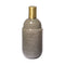 12" Brown Abstract Cylinder Crystal Glass Table Vase