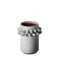 7" Gray Abstract Cylinder Spikey Ceramic Table Vase
