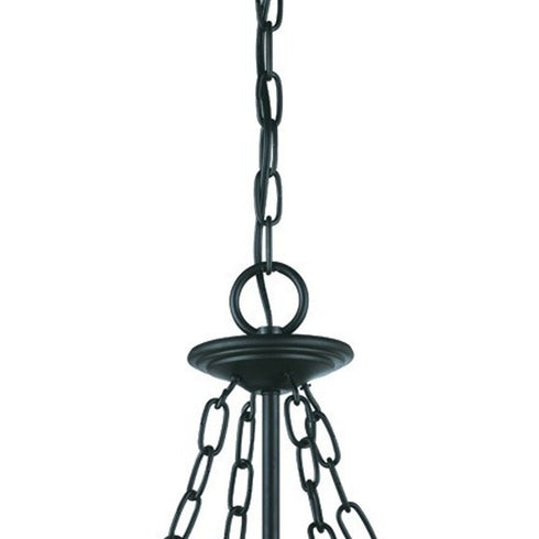 Belle 3-Light Matte black Hanging light