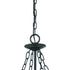 Belle 3-Light Matte black Hanging light