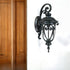 Naples 1-Light Marbelized Mahogany Wall Light