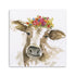 Watercolor Floral Cow Unframed Print Wall Art