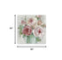 40" x 40" Watercolor Soft Pastel Peonies Bouquet Canvas Wall Art
