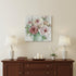 40" x 40" Watercolor Soft Pastel Peonies Bouquet Canvas Wall Art