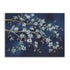 24" x 32" Navy Blue Watercolor Midnight Bird Rendezvous Canvas Wall Art