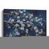 24" x 32" Navy Blue Watercolor Midnight Bird Rendezvous Canvas Wall Art