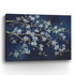 24" x 32" Navy Blue Watercolor Midnight Bird Rendezvous Canvas Wall Art